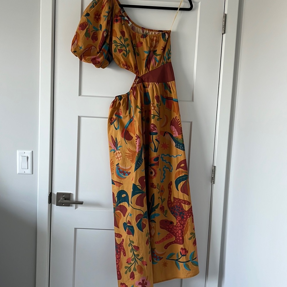 Farm Rio Cut Outs dress Size S